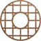 Ekena Millwork O'Neal Wood Fretwork Pierced Ceiling Medallion, Walnut, 34"OD x 12 3/8"ID x 1/4"T CMWP34X34X0250ONWA - alternate 1